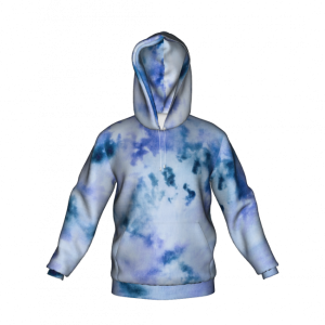 Bawełniana bluza z kapturem Unisex Marble